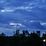 The sky around the resort towards dusk. The atmosphere was cloudy and this made for some really nice scenery.