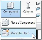 model in place revit model in place revit