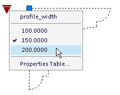 profile sizes