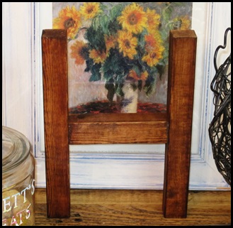 letter H wood close up