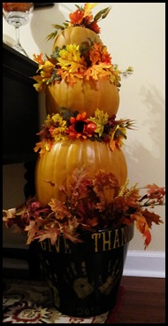 pumpkin topiary