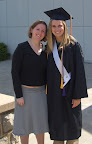 Emily with sister after graduating