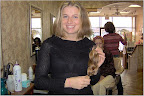 Donating her hair to locks of love for the 2nd time