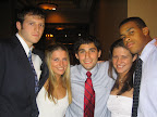 Emily with her Phi Sigma Pi Pledge Brothers