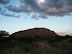 Male Hill doing an impression of Ayers Rock.