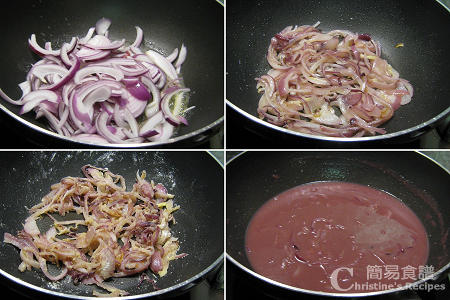 紅酒汁製作圖 Red Wine Gravy Procedures 紅酒汁製作圖 Red Wine Gravy Procedures