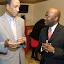LEGAL TALK:
Anthony Johnson, Jamaica’s ambassador
to the US and attorney-at-law,
Maurice Maitland talk about laws at the
Generation 2000 (G2K) organized welcome
party held last Saturday at The
Elegant Rose Hall, the Bronx in honor
of the ambassador.