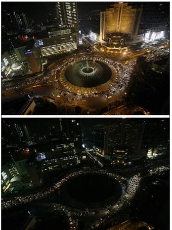 Earh Hour Jakarta 2009