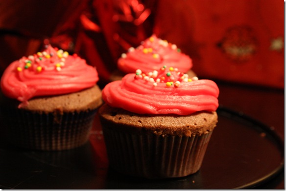 pink cupcakes
