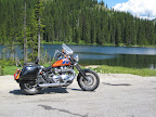 Rest stop at the top of the Creston-Salmo Pass, BC Canada