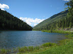 Rest stop at the top of the Kaslo-New Denver Pass