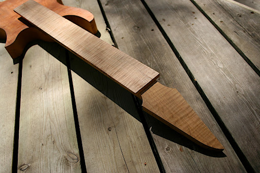 The fretboard is going to look pretty stunning.