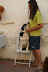 Isis se preparando para tirar foto