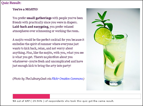 cocktail quiz