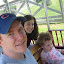 Riding the train around the farm