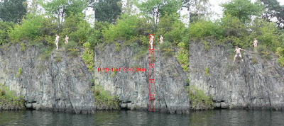 rock jumping