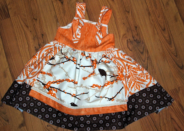 knotted apron dress