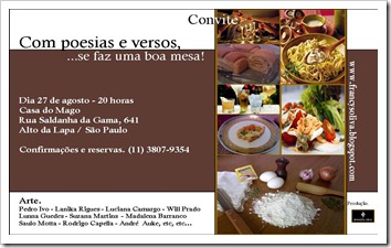 convite jantar