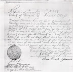 Wasdin Bardin land grant