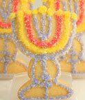 Artisan Menorah Cookie