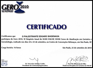 Certificado Gero