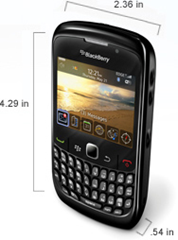 Blackberry Curve 8500 : Specs | Price | Reviews | Test