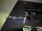 Light hangers and height adjustment mechanism.