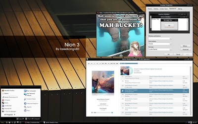 Nion_3,windows style xp theme  download，visual styles，xp佈景主題vista教學下載