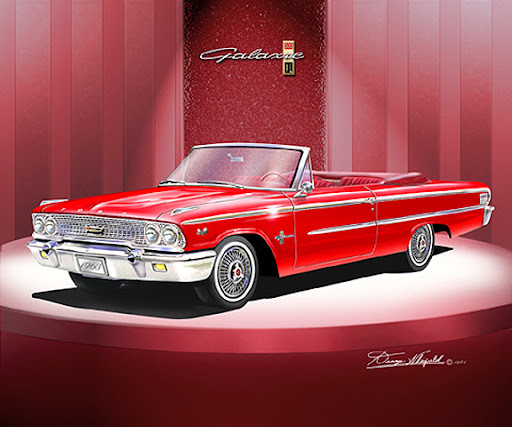 Audi Tt Red Convertible. 1963 ford galaxie convertible