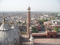 Delhi from the top of Jama Masjid