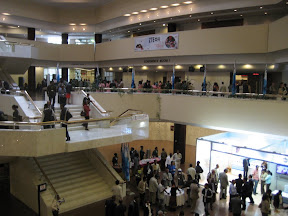Inside the UN Convention center