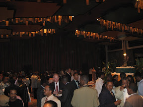 A view of the reception.