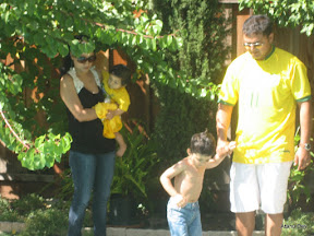 Anu and Jewel with the kids