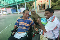 Wheelchair rugby greatly aids post-hospital rehabilitation