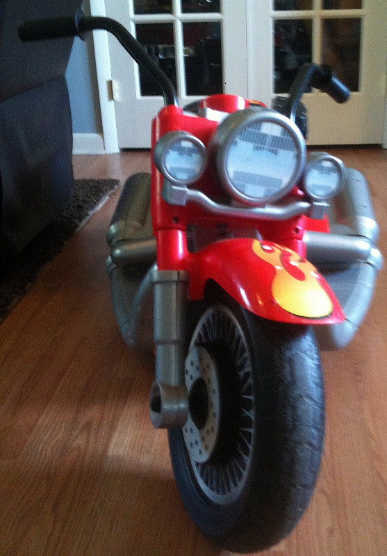 Modified Power Wheels chozian's 12V PW Red HarleyDavidson Project