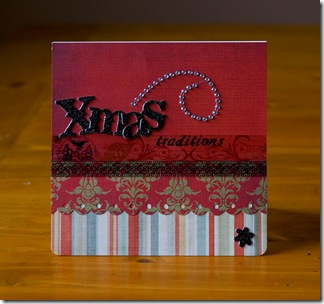 xmas traditions card