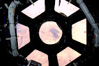Let there be light! Cupola windows open toward Sahara desert.... on Twitpic