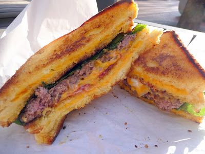 You Can Haz Cheeseburger, by Brunchbox, griled cheese buns, texas toast grilled cheese, cheeseburger, Portland food cart