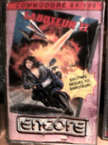 nostalgia on a tape Cover for C64 game Saboteur 2
