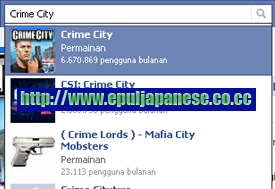Bermain Crime City Facebook