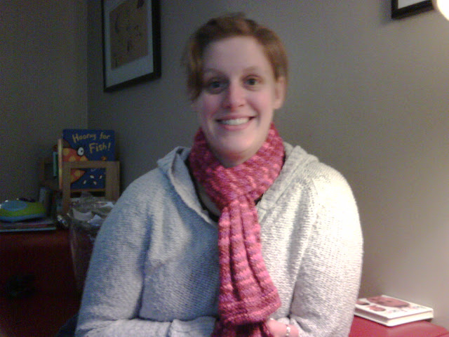Emily rockin her new scarf