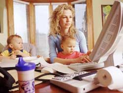 work at home mom picture