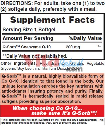 Coenzyme Q10 200 mg
