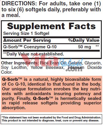 Coenzyme Q10 50 mg