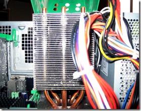 Dust in CPU Cooling Fins