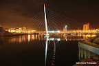 Swansea Sail Bridge at night (JGHPH1_1992lo)
