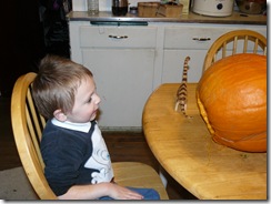 carving a pumpkin 014