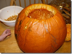 carving a pumpkin 016