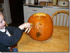 carving a pumpkin 018