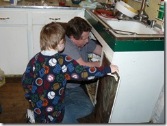 Clint fixing sink, Debate metro league, snow man 006